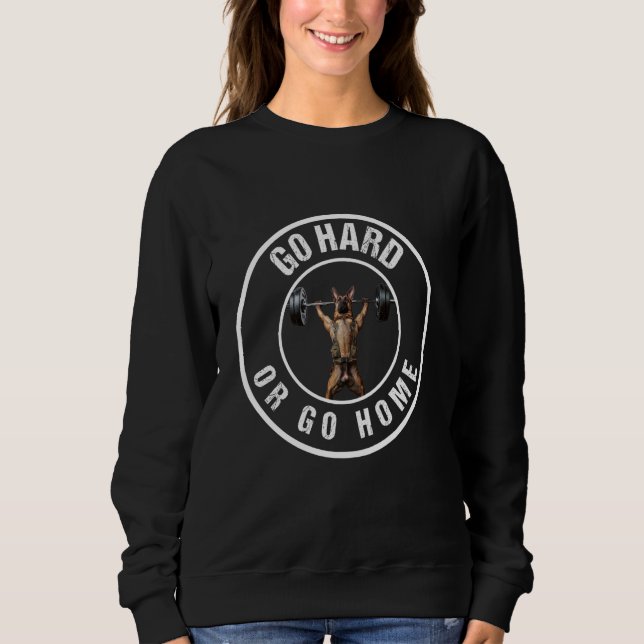 Pumpvikt Lyftande funny belgisk malinois 1 T Shirt (Framsida)