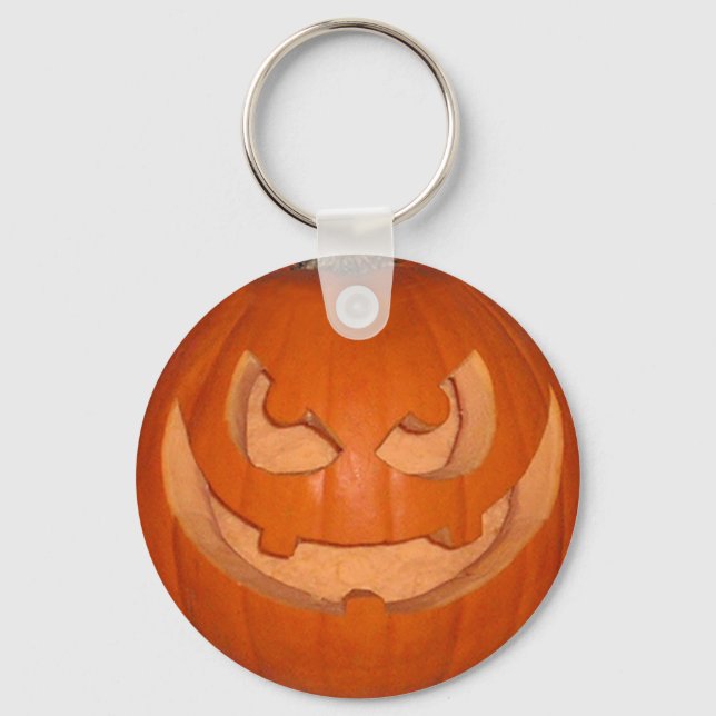 Pumpy the Jack-o'-lantern Keychain Nyckelring (Framsida)