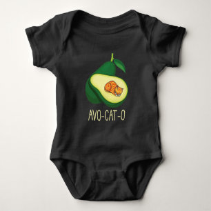 Pun av frigående katt Avocado Cute Vegetable Anim T Shirt
