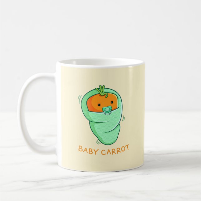 Pun Baby carrot Kaffemugg (Vänster)