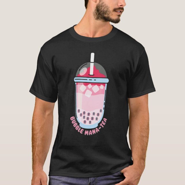 Pun Bubble Manatee Te T Shirt (Framsida)