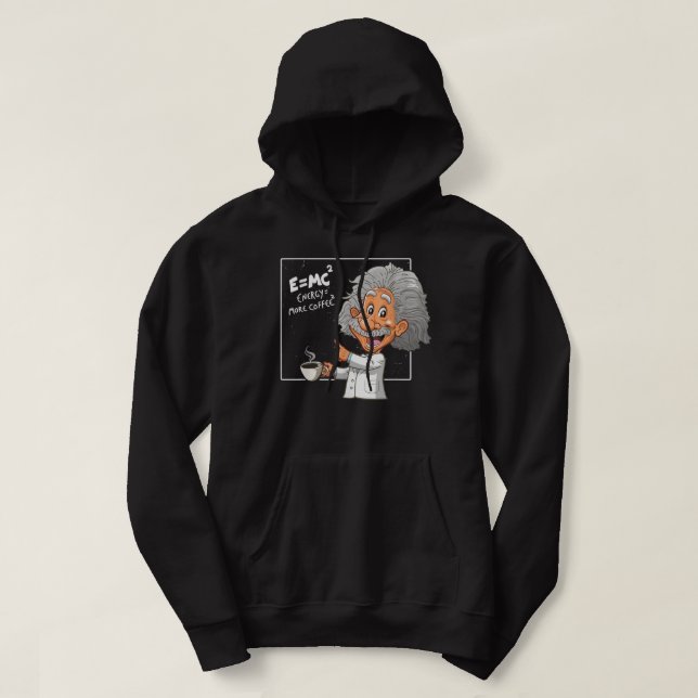 Pun Energy är fler kaffeforskare, en fyndig naturv Hoodie (Design framsida)