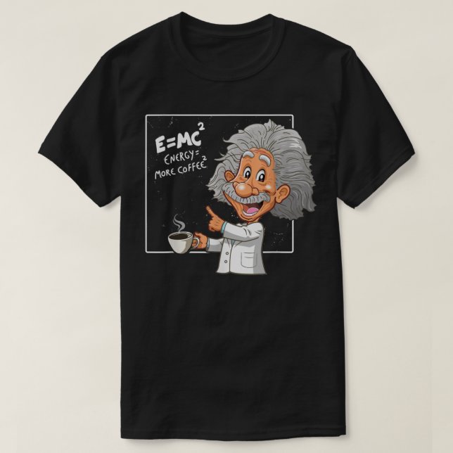 Pun Energy är fler kaffeforskare, en fyndig naturv T Shirt (Design framsida)