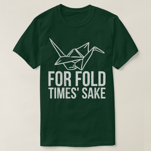 Pun för en Origami-mästare T Shirt (Design framsida)