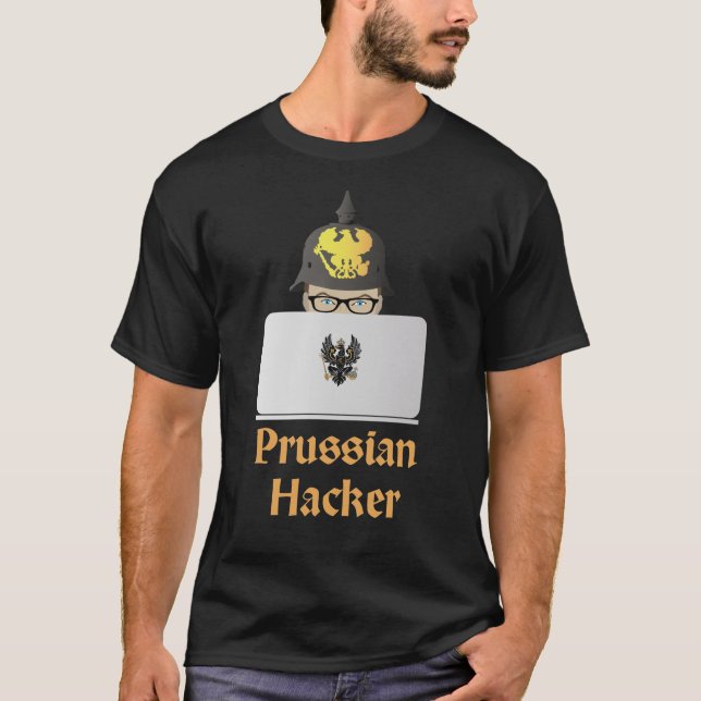 Pun för ryska ryska hacker t shirt (Framsida)