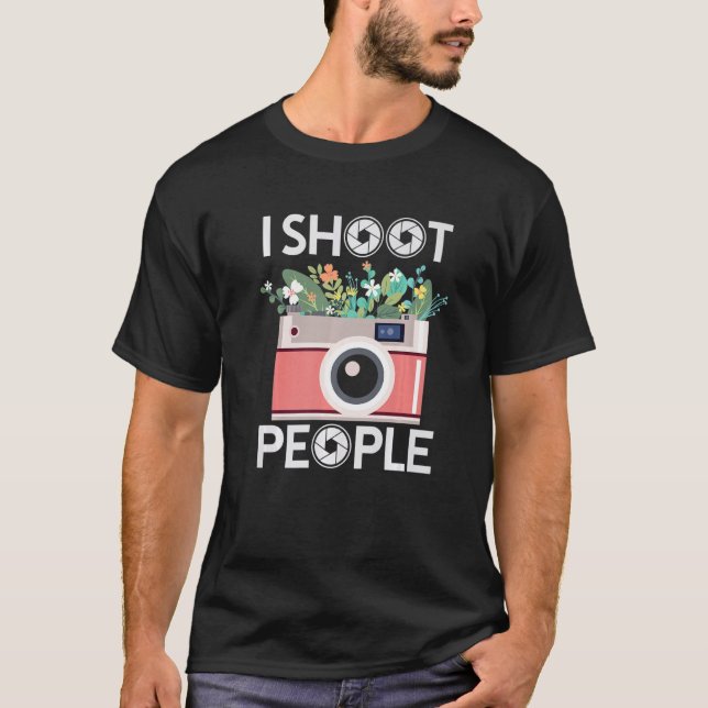 Pun I-fotografi av personfoto T Shirt (Framsida)