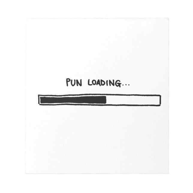 Pun Loading Anteckningsblock (Framsida)