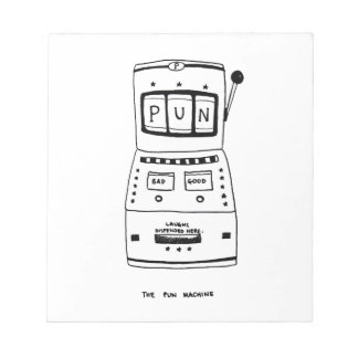 Pun Maskin Anteckningsblock