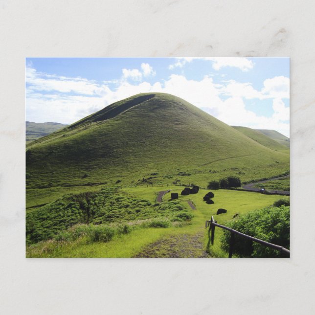 Puna Pau-stenbrottet på ön Påsk Vykort (Framsida)