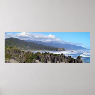 Punakaiki Panoramic Poster