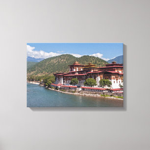 Punakha Dzong - Bhutan Canvastryck