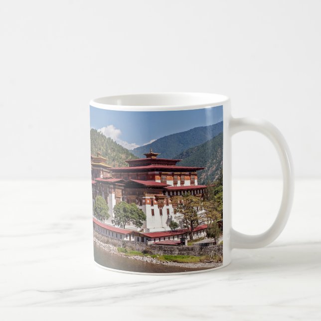 Punakha Dzong - Bhutan Kaffemugg (Höger)