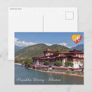 Punakha Dzong - Bhutan Vykort