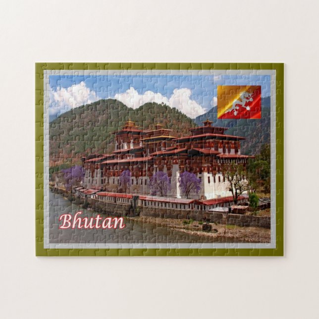 Punakha - pussel (Horisontell)