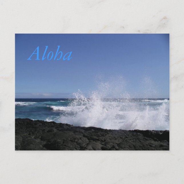 Punalu'u Beach Vykort (Framsida)