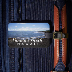 Punalu'u Black Sand Beach Hawaii Bagagebricka