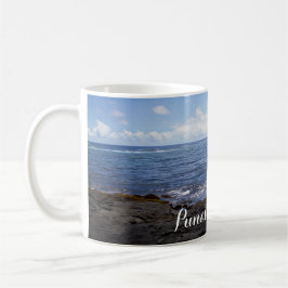 Punalu'u Black Sand Beach Hawaii Kaffemugg