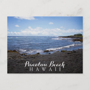 Punalu'u Black Sand Beach Hawaii Vykort