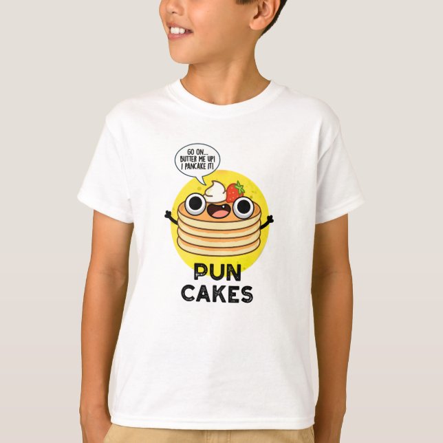 Puncakes Funny Pancake Pun T Shirt (Framsida)