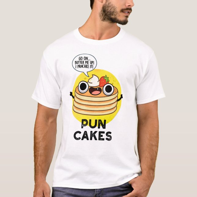 Puncakes Funny Pancake Pun T Shirt (Framsida)