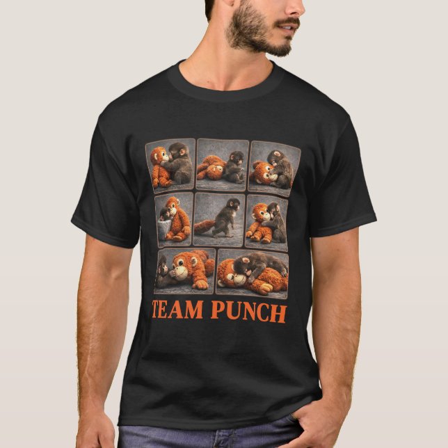 Punch Baby Monkey T Shirt (Framsida)