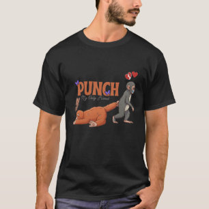 Punch‑kun & Plush Monkey – Kawaii för barn T Shirt