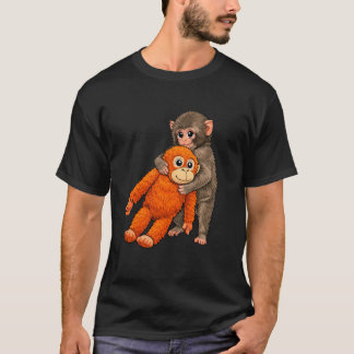 Punch Monkey and Stuffed Animal Punch Fan Viral Vi T Shirt