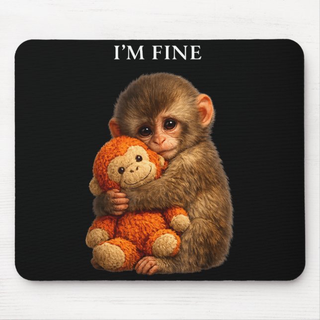 Punch monkey cute baby funny animal  musmatta (Framsidan)