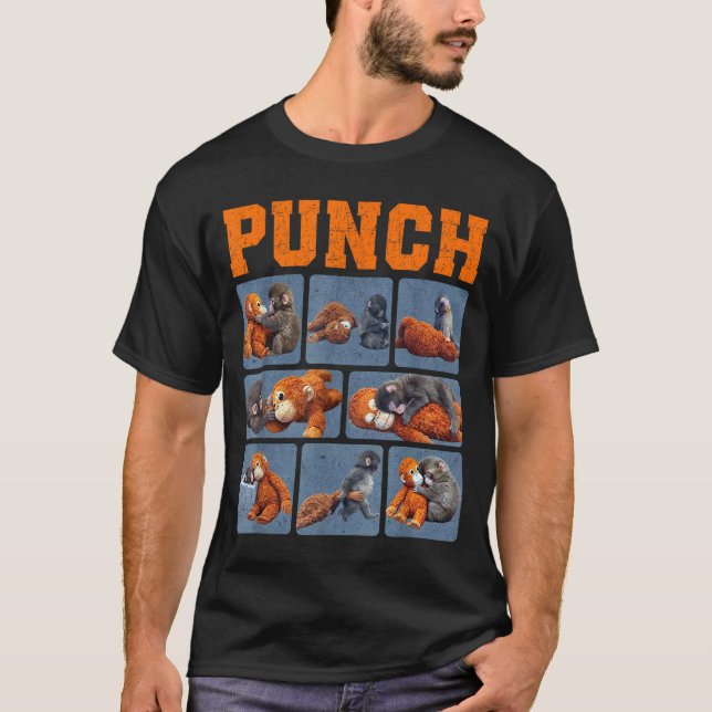 Punch monkey  t shirt (Framsida)