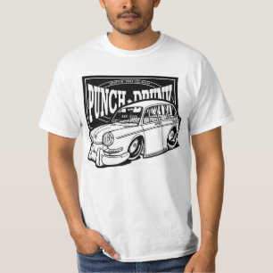 PUNCHDRUNKCUSTOMS - LOGOTYP W/SQUAREBACK T-SHIRT