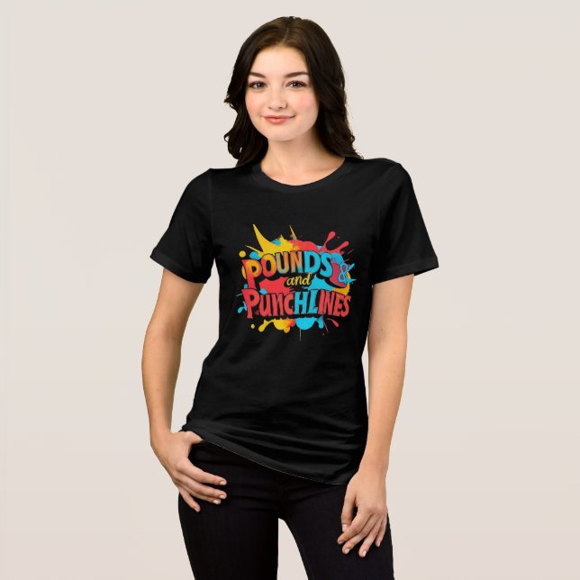 "Punchline Power" T Shirt (Framsida Full)