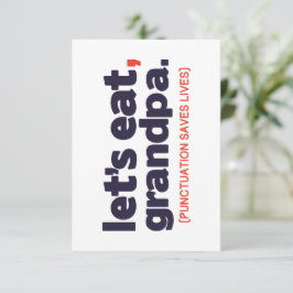 Punctuation saves lives inbjudningar