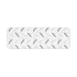 Pundweed-familjens design 130 returadress etikett