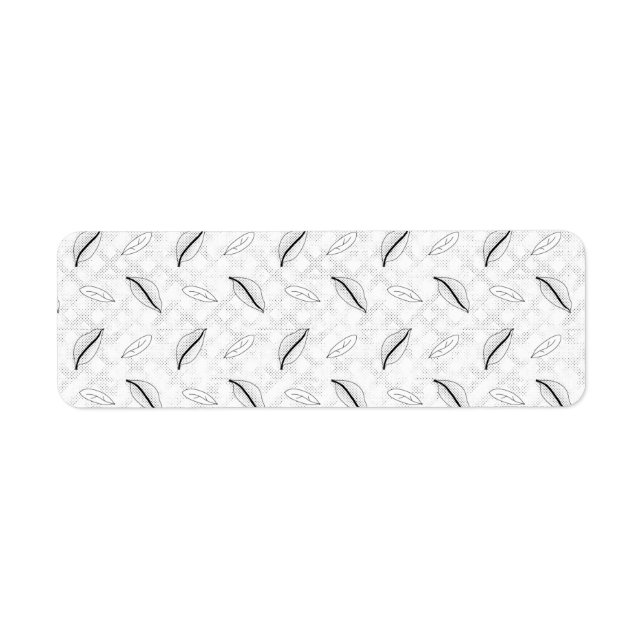 Pundweed-familjens design 130 returadress etikett (Framsidan)