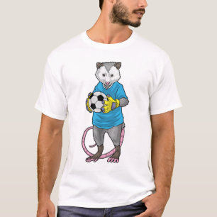 Pungdjur Fotbollsspelare Fotboll Sport T Shirt