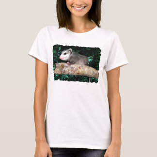 Pungråtta på gren tee shirt