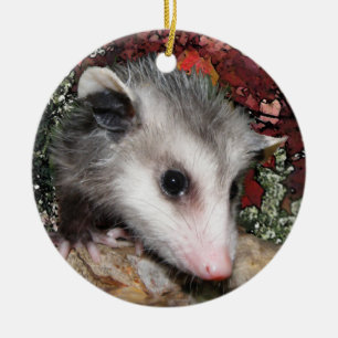 Pungråttababy Julgransprydnad Keramik