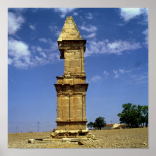 Punic krigmonument, 3rd-2nd århundrade BC Poster