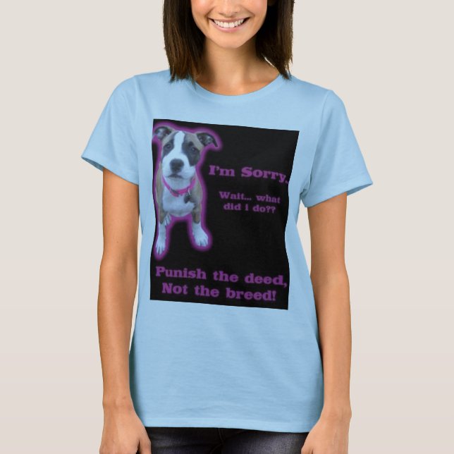 punishthedeednotthebreed tee (Framsida)