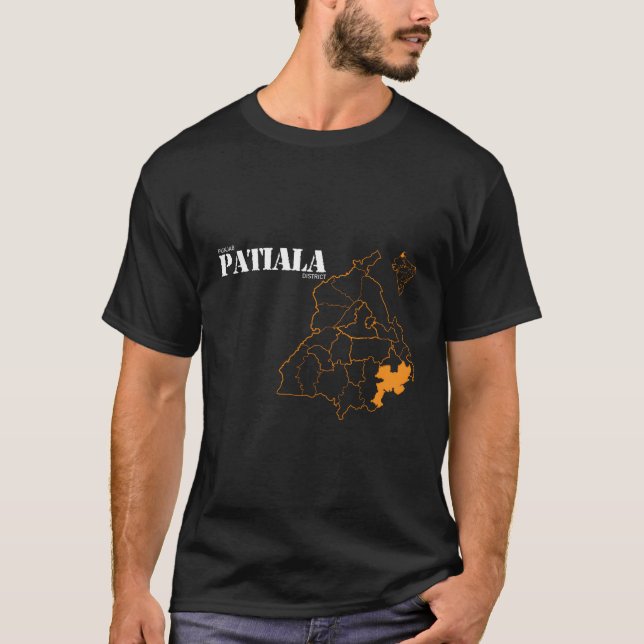 Punjab District Patiala T Shirt (Framsida)
