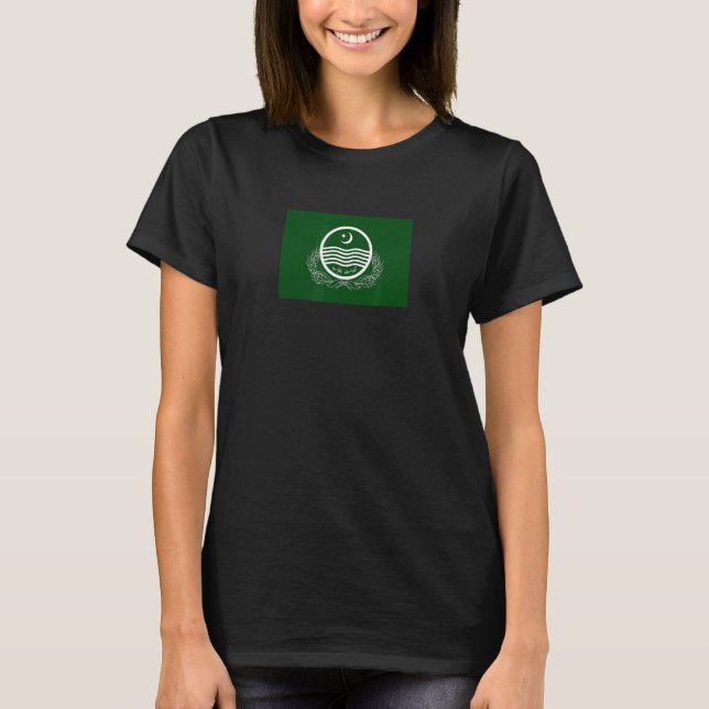 Punjab Flagga T Shirt (Framsida)