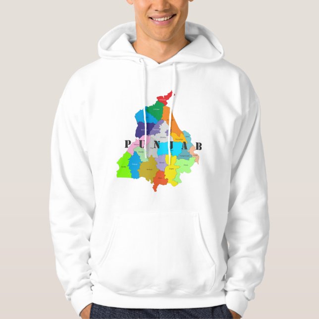 Punjab Karta Hoodie (Framsida)