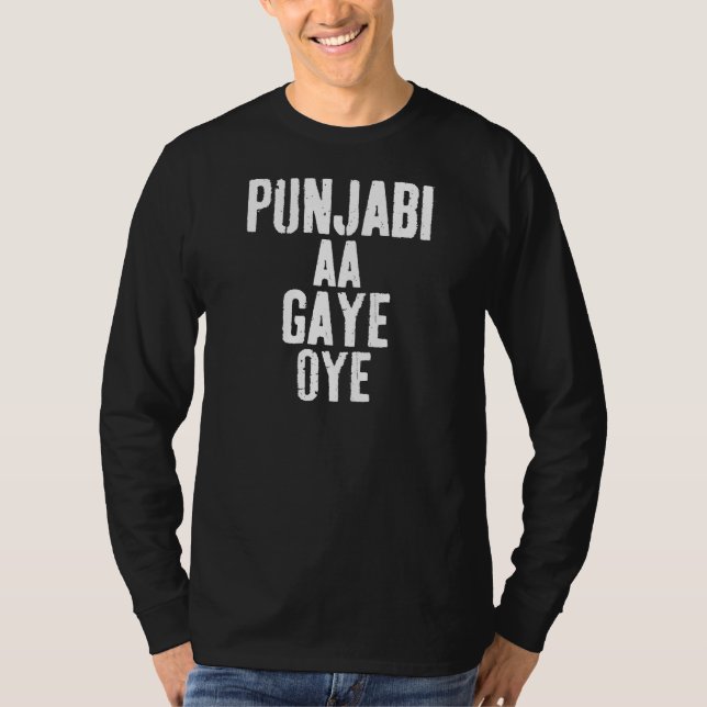 PUNJABI AA GAYE OYE funny T Shirt (Framsida)