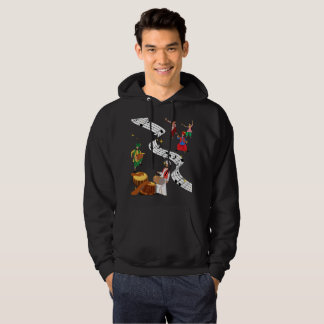 Punjabi Bhangra Folk Music Festival Grafisk Design Hoodie