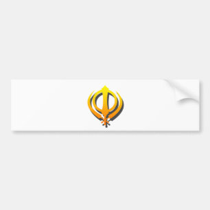 Punjabi för SikhKhanda Khalsa Sikhism Bildekal
