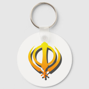 Punjabi för SikhKhanda Khalsa Sikhism Nyckelring