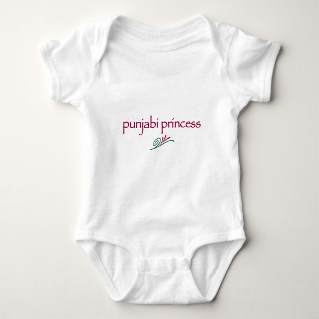 Punjabi Princess T-shirt (Framsida)