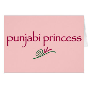 PunjabiPrincess Hälsningskort