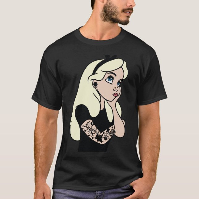 Punk Alice i Wonderland Essential T-Shirt (Framsida)