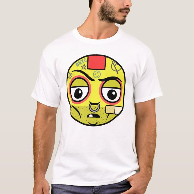 Punk Ansikte T Shirt (Framsida)